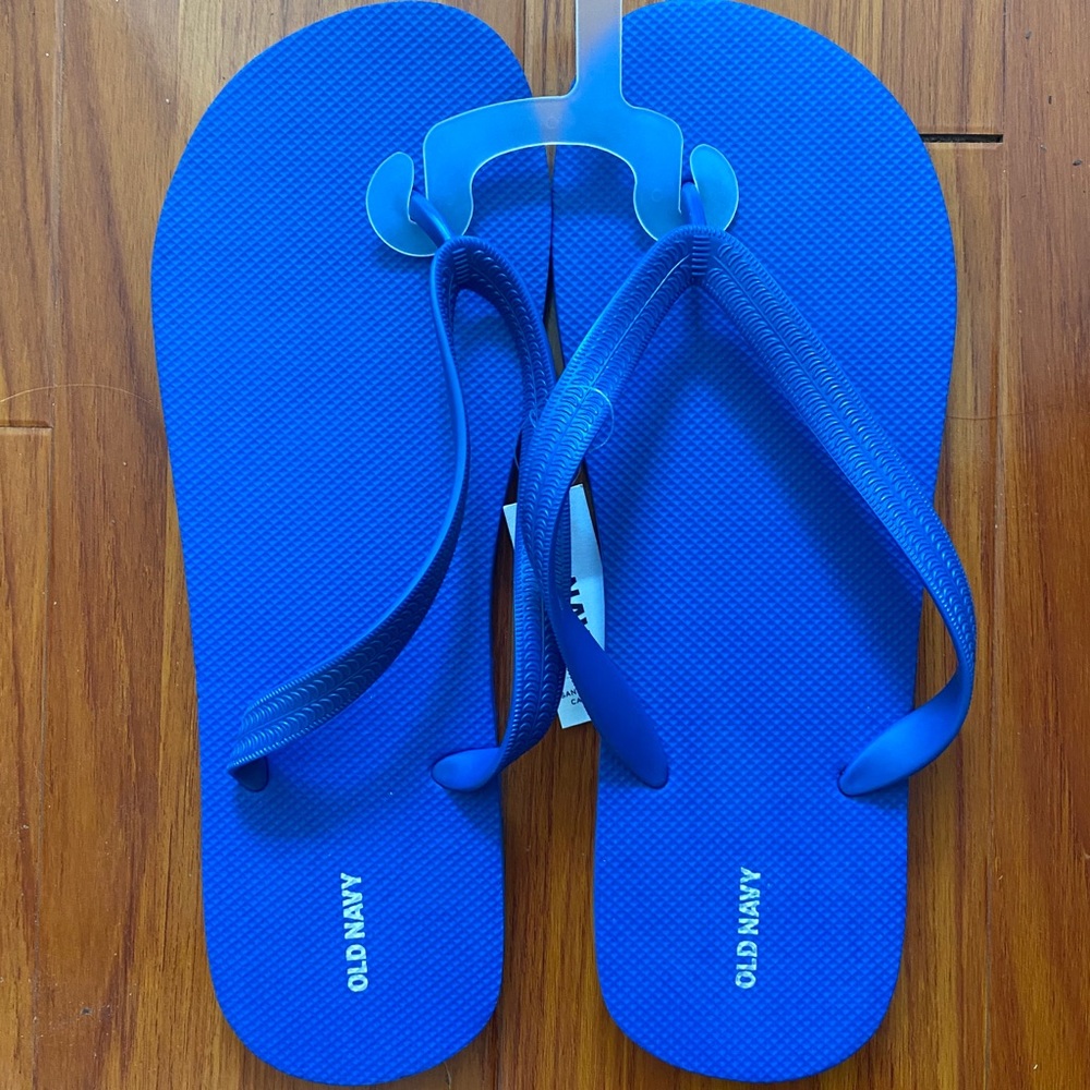 🌿 Blue Flip Flops